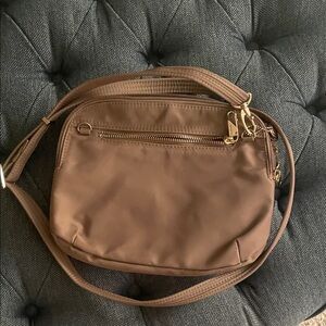 Travelon Brown Crossbody Bag